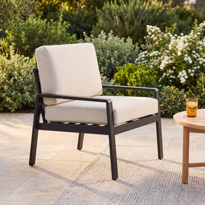 Chaise d'extérieur en aluminium Abiella Mittal