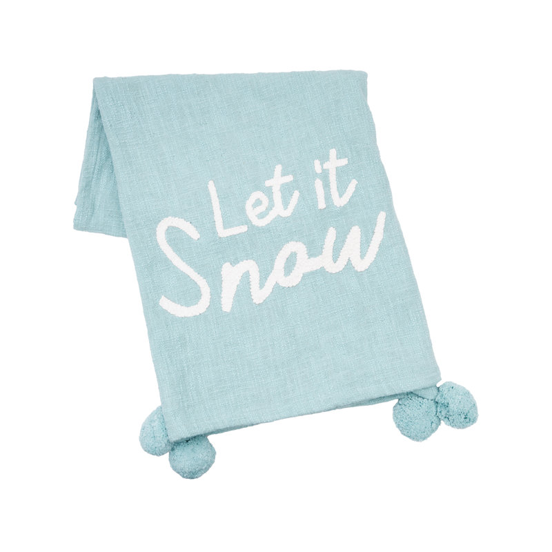 Let it Snow Throw, Blue