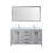 Jacques 60 in. W x 22 in. D Double Bath Vanity, Faucet Set and 58 in. Mirror-51245000-113024818