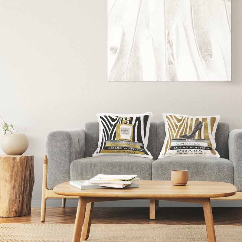 Coussin Glam Zebra Print Fashion