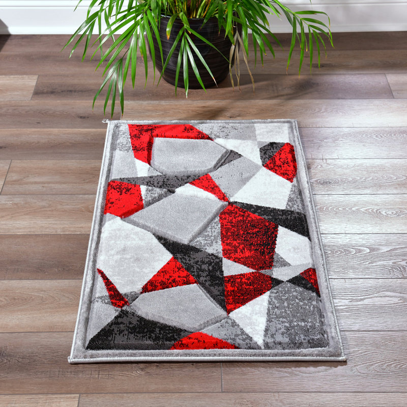 Preciado Abstract Indoor Rug, Rectangle 2'1" x 3'3"