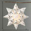 19" Christmas Paper Star, White