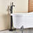 Floor Waterfall Faucet with Diverter-102488710