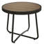 Table d'appoint en acier Ebern Designs-1725342442