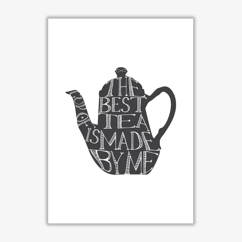 Tea Pot Portrait - Print, 42 cm H x 30 cm W x 1 cm D, No Frame