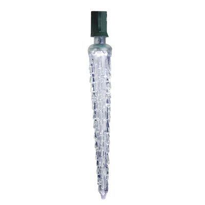 7" White LED C7 Commercial Icicle Christmas Light Bulb