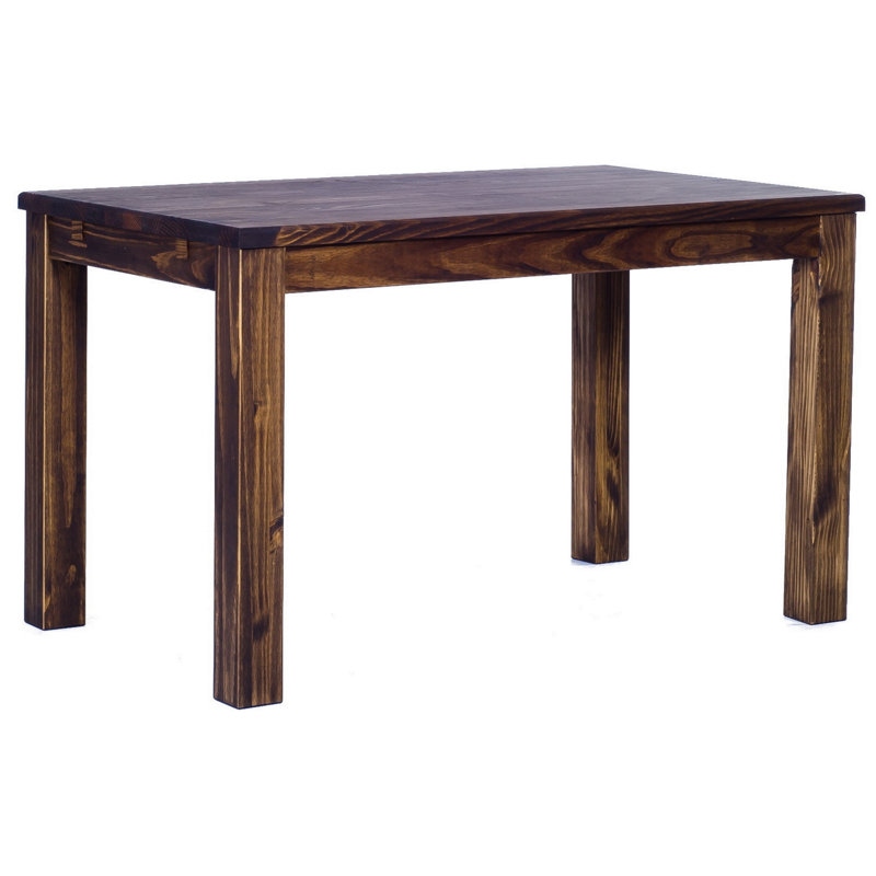Shepparton Extendable Pine Solid Wood Dining Table, Oak Antique, Oak Antique, 30" W x 47" L
