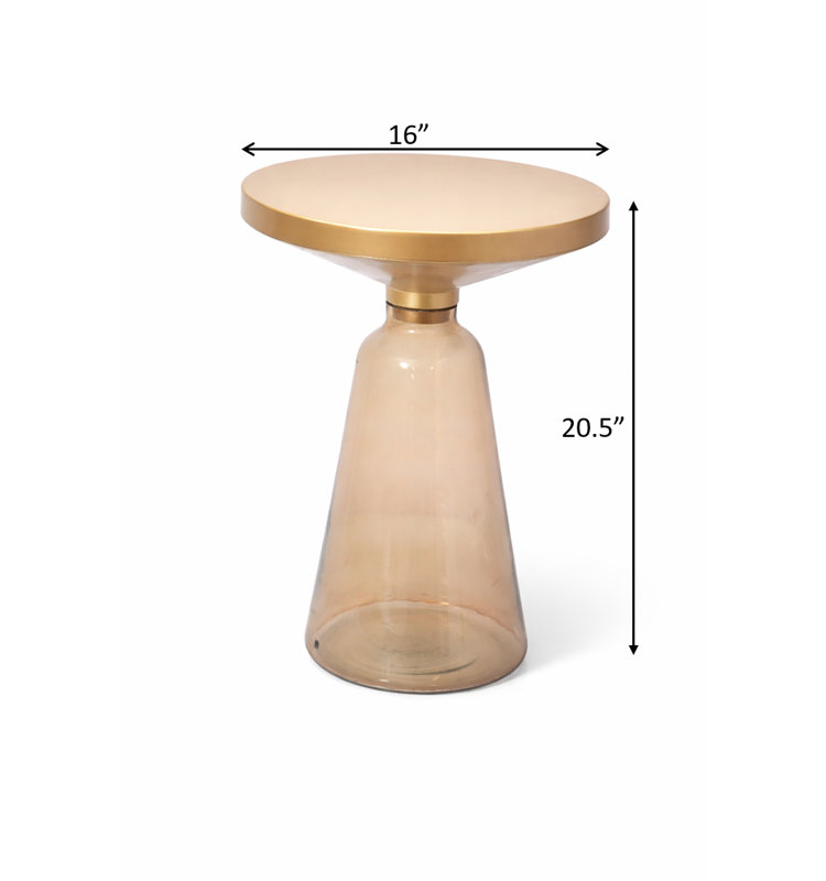 Table d'appoint Filbert Taupe Smoke