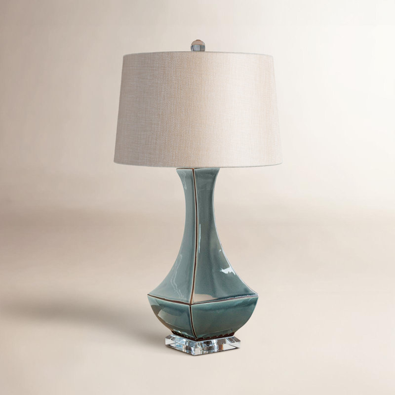 Lampe de table H 31 po Sterling, Gris