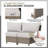 Patio Wicker 4-Person Sectional Sofa Seating Group, Cushion-1322538332