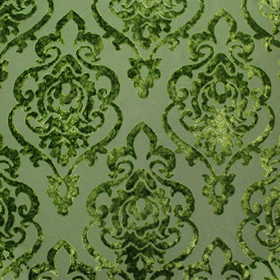 Damask Velvet Fabric