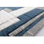 Tapis géométrique bleu Yorgos L''baiet Caroline-1689579067