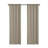 Linen Slub Blackout Grommet Curtain Pair(2 Panels)-1690845420-1690845423