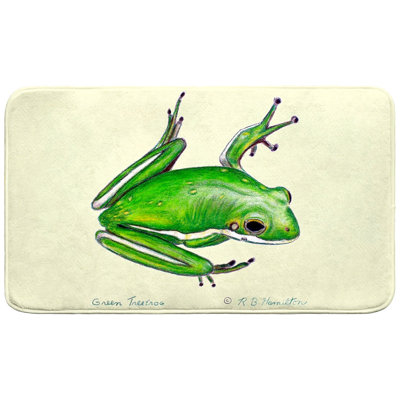 Tapis de bain vert