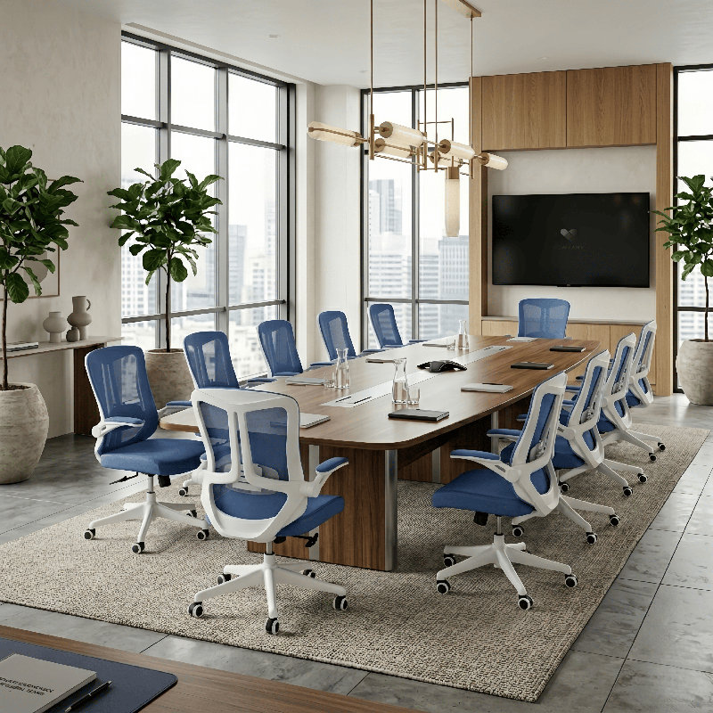 Norberta Home Ergonomic Office Chair With Lumbar Support, Swivel High Back Computer Chair, Breathable Mesh Desk Chair, PU Silent Wheels, Flip-Up Arms350LBS Capacity