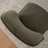 Monno Chenille Fabric Upholstered Dining Chairs Armless Side Chairs with Color-Matched Metal Frame-442354248