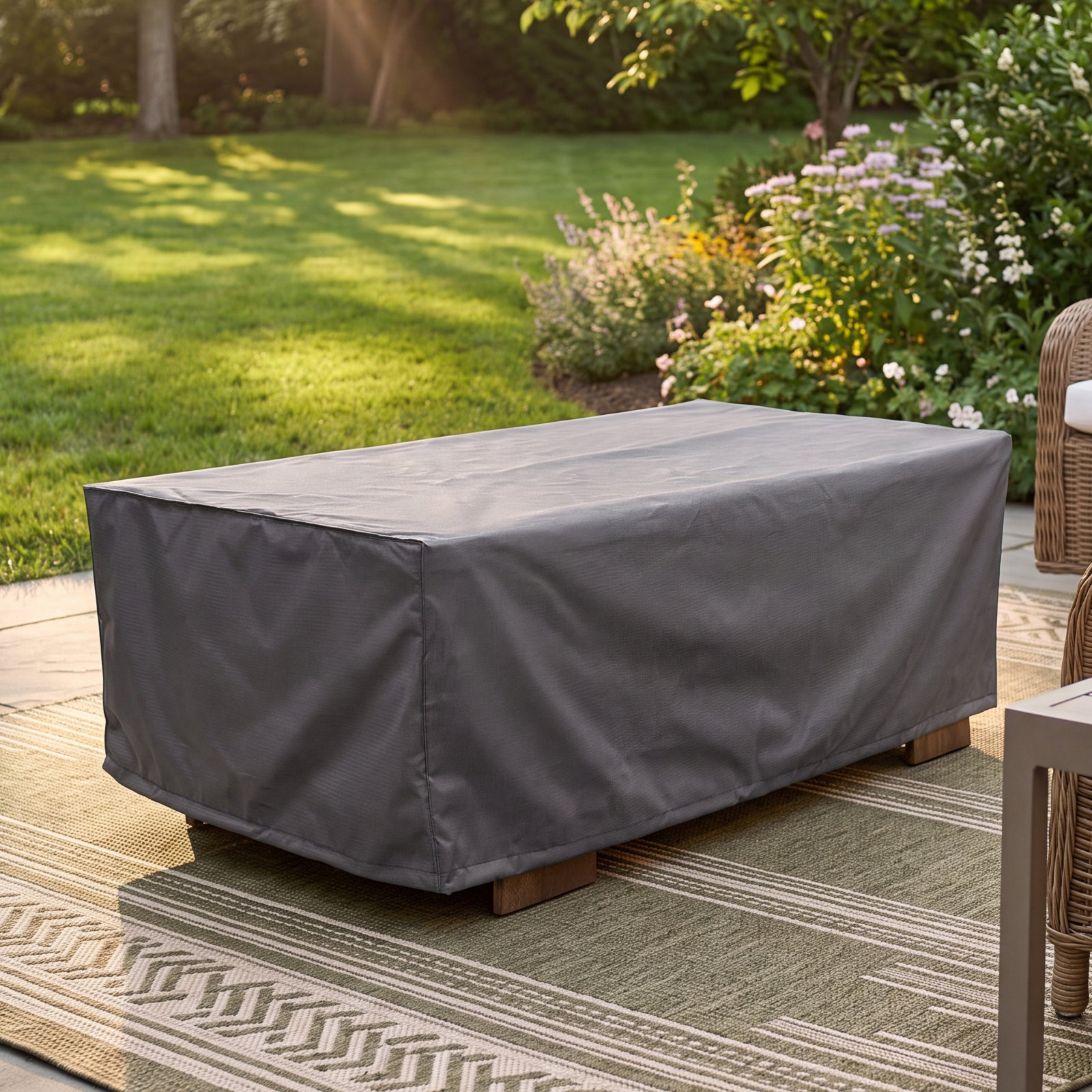 Almita Rectangular Coffee Table Cover