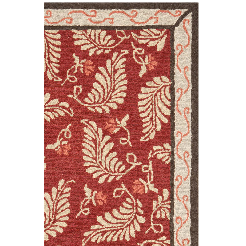 Coreatha Martha Stewart Hand Tufted Wool Pile Floral Rug, Runner 2'3" x 10'