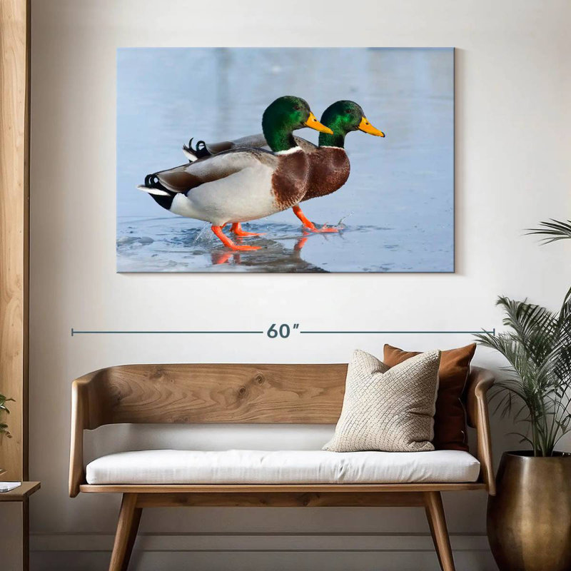 Brampt Mallard Duck Duo, 32" H x 48" W