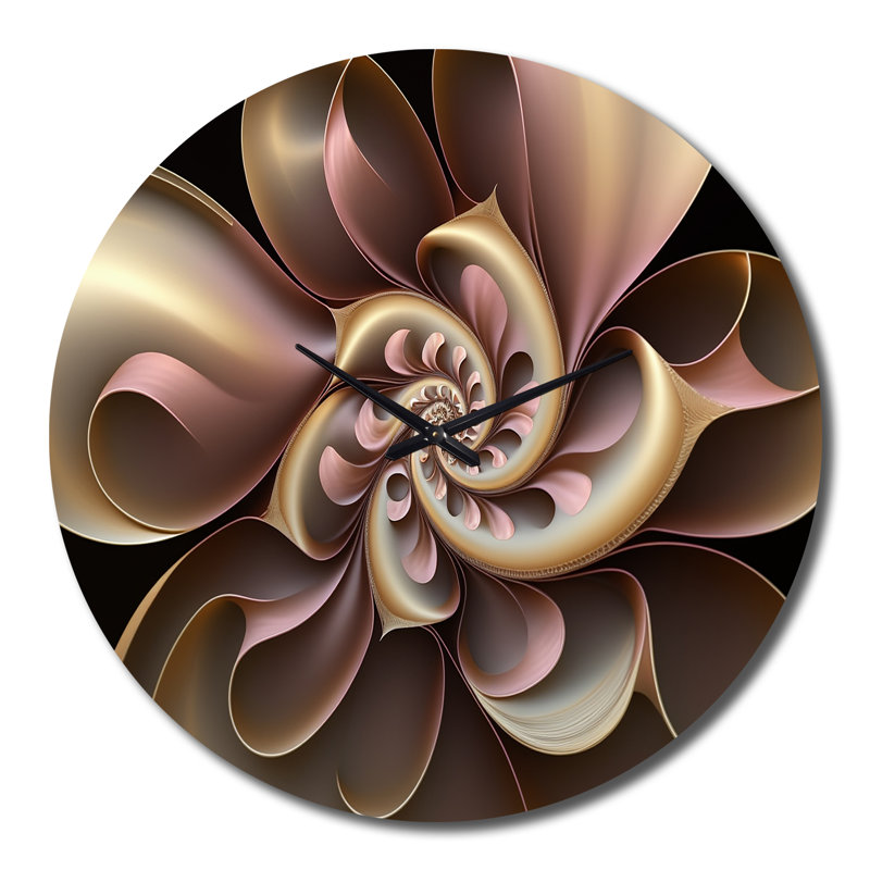 Horloge murale Fractal Spiral, Très grand