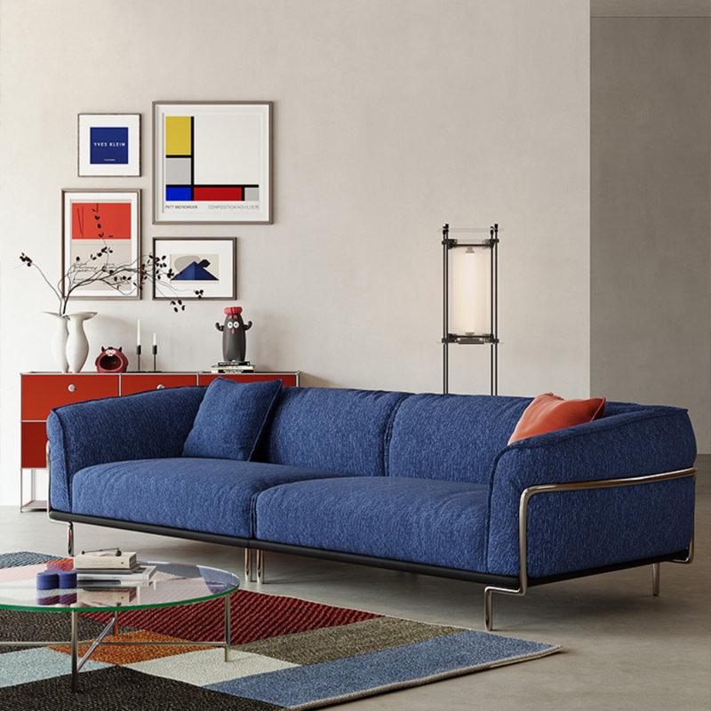 Canapé bleu Bauhaus