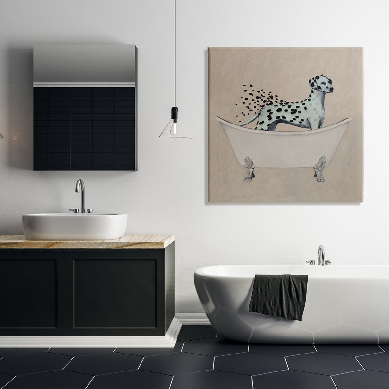 Peinture sur toile Dalmatian Spots Wash Away, H 36 po x l 36 po x P 1,5 po