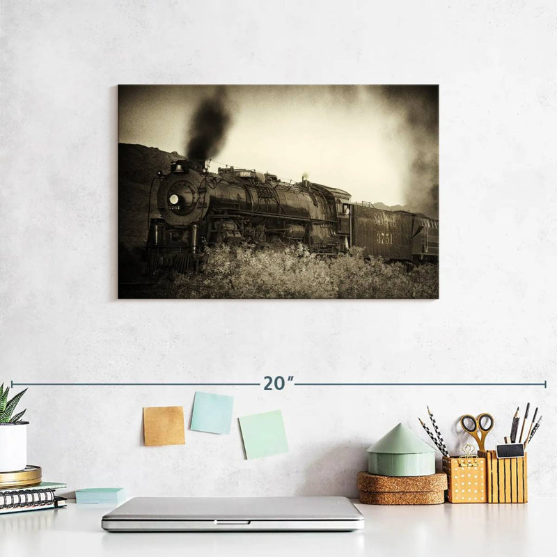Mehar Train Arrival I, 8" H x 12" W