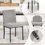 Chaise de salle à manger moderne avec pieds en métal-734609460-722332353