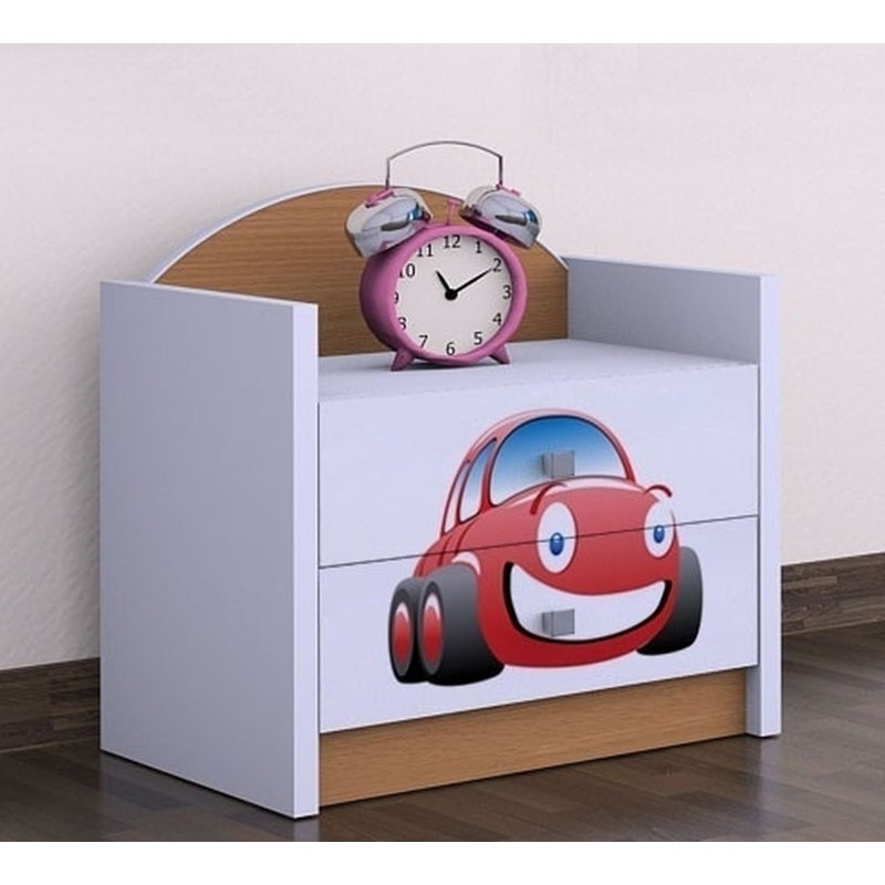 Shea 2 Drawer Nightstand, Natural
