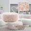 Siège en tissu - capacité de poids de 100 lb, plancher de 1 po, fabrication, sièges confortables, motif de 39 po x 39 po x 18 po avec base en mousse, look moderne, mobilier polyvalent,