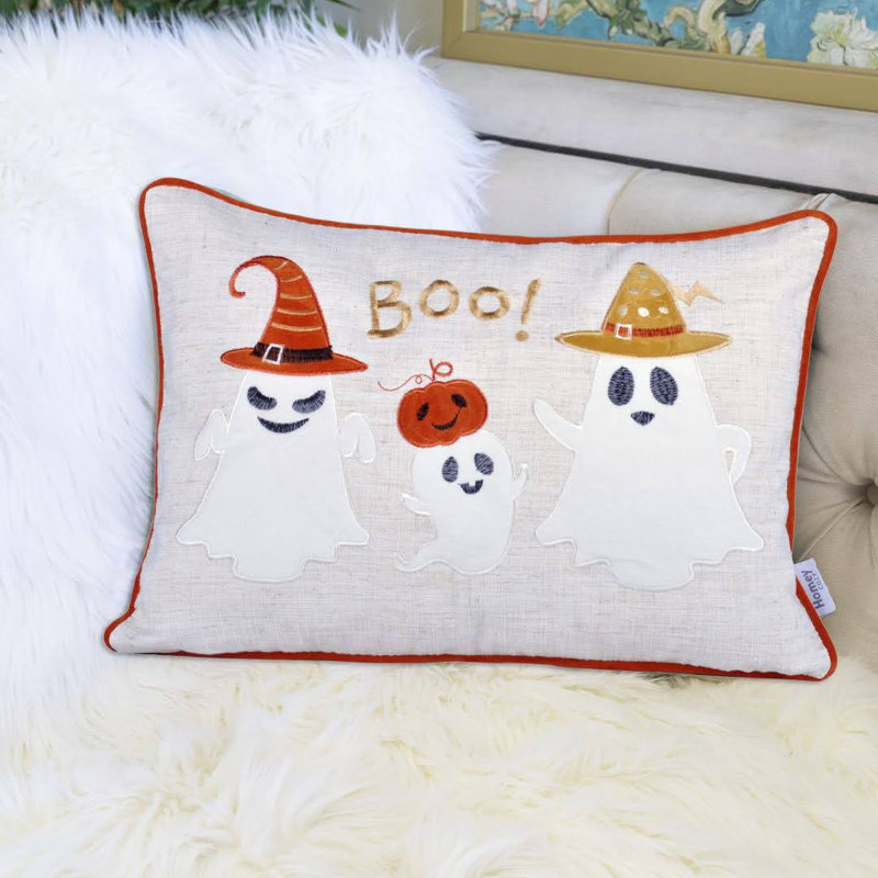 Coussin fantaisie d'Halloween Boo