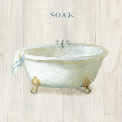 «Farmhouse Bathaign Soak» par Danhui Nai, reproduction d'art sur toile tendue