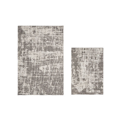 Ensemble de tapis de bain doux et absorbant (2 pièces), antidérapant, antibactérien, 100% polyester | 15,7 po x 23,6 po et 23,6 po x 35,4 po | Tissu facile à nettoyer, lavable à la machine pour un confort et une sécurité ultimes dans votre salle de bain