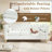 3-Seat Transitional Sofa with Nailhead Trim and Solid Wood Legs
