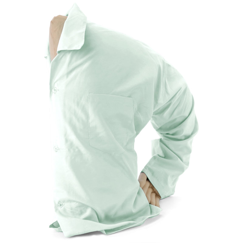 Coussin en coton Boyfriend, Vert