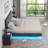 Glyniss Floating Upholstered Metal Platform Bed-70255337