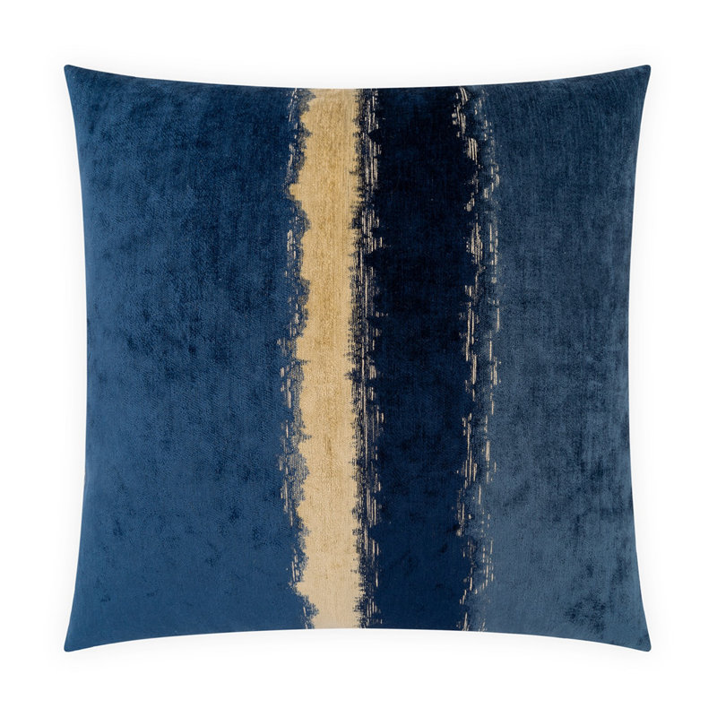 Fridley Throw Pillow, Blue, 22"H x 22"W