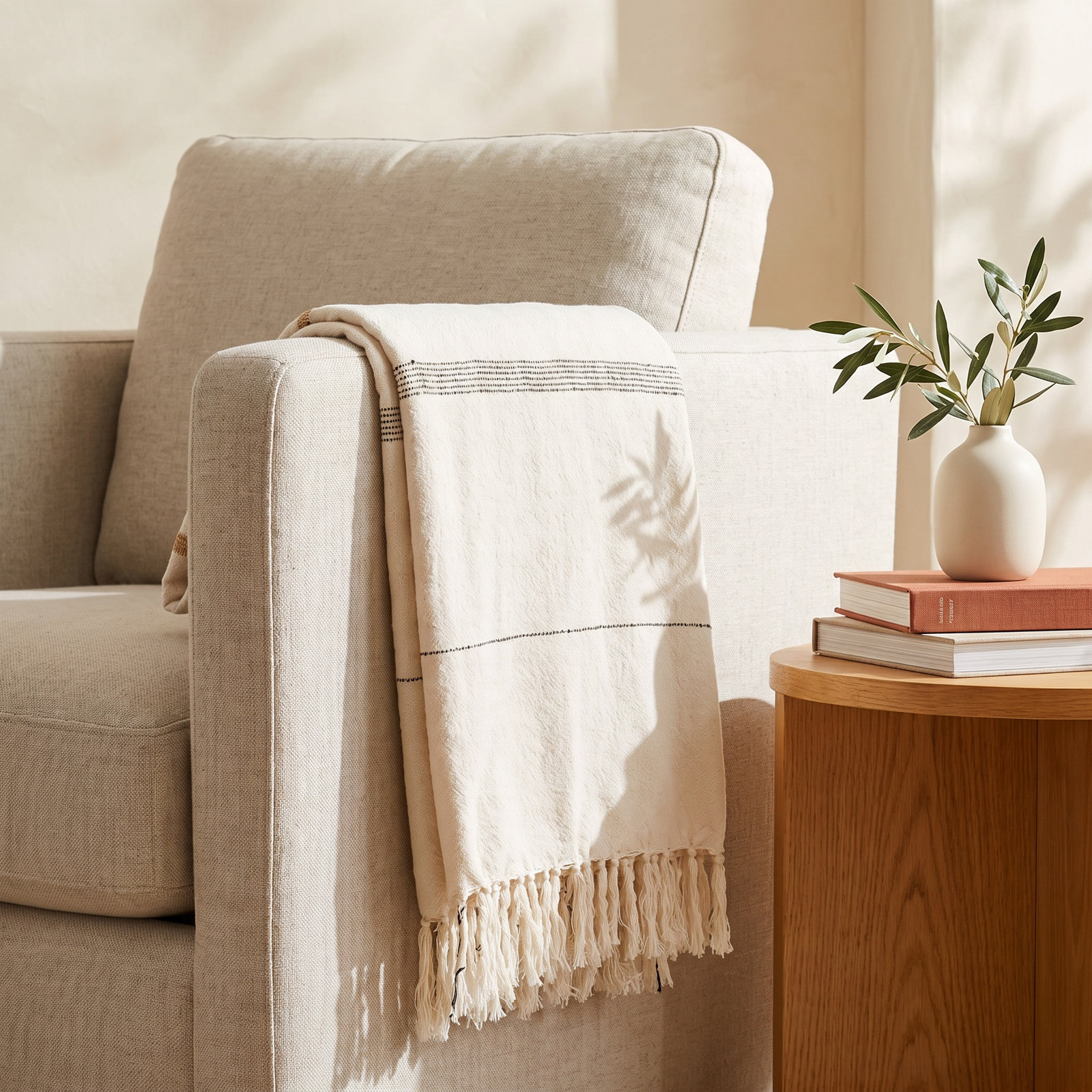 Nadi Hand-Loomed Cotton Throw