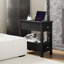 Table de bout avec station de charge Ports USB Table d'appoint avec rangement-2115004070