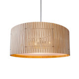 Kerflights Drum Wood Kerf Pendant Light - D9