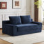 Canapé-causeuse, canapé-lit confortable à assise profonde, petit canapé en velours côtelé pour la chambre à coucher du salon, coussin réversible avec coussins, aucun assemblage requis-137099478-137099481