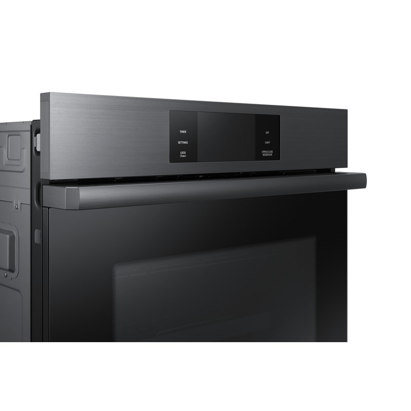 30" Single Wall Oven Steam, Contemporary, Graphite Stainless