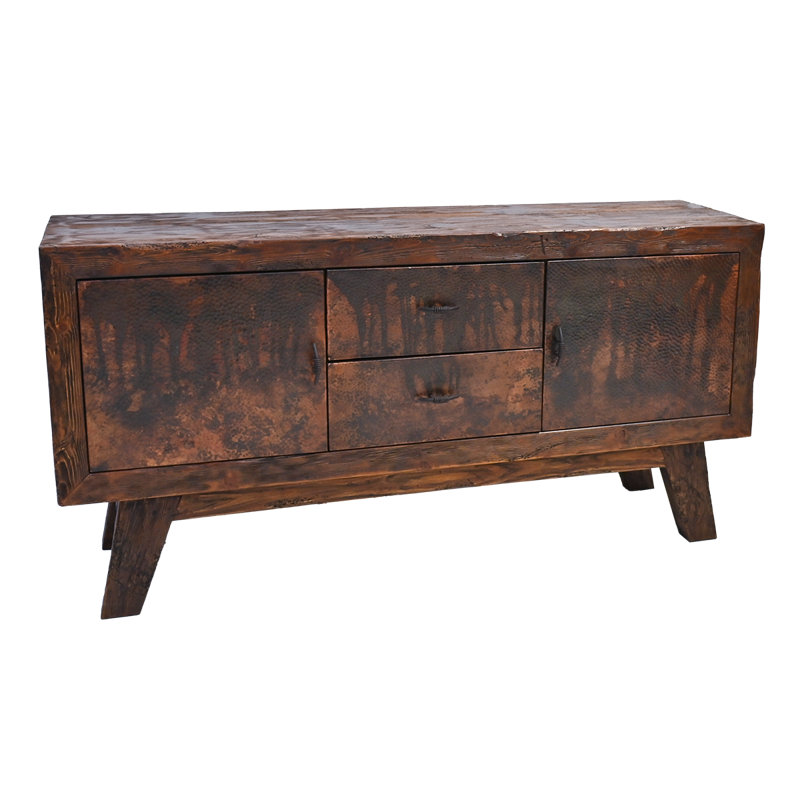 Copper and Reclaimed Wood Buffet