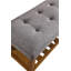 Banc en tissu gris Charla-1706292798