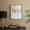 «Country Meadow Bouquet I», reproduction encadrée - bois massif