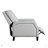 Push Back Reclining Chair Transitional Style Chenille Upholstery 1Pc Cushion Seat Modern Living Room Furniture