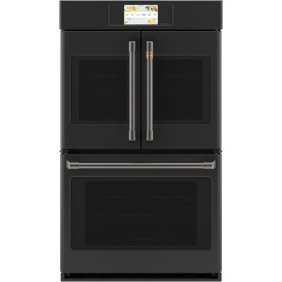 Café 30"" Smart French-Door, Double Wall Oven with Convection -  CTD90FP3ND1_CXWDFHKPMBT