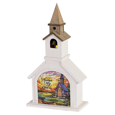 Figurine d'église près de mon dieu