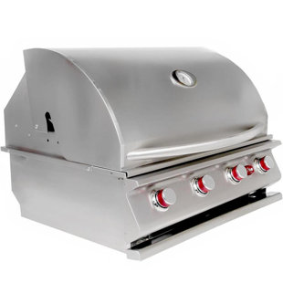 Barbecue au gaz convertible encastré 4 brûleurs Cal Flame G-Series