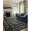 Tapis bleu marine Rifle Paper Co. x Loloi Laurel-93809805